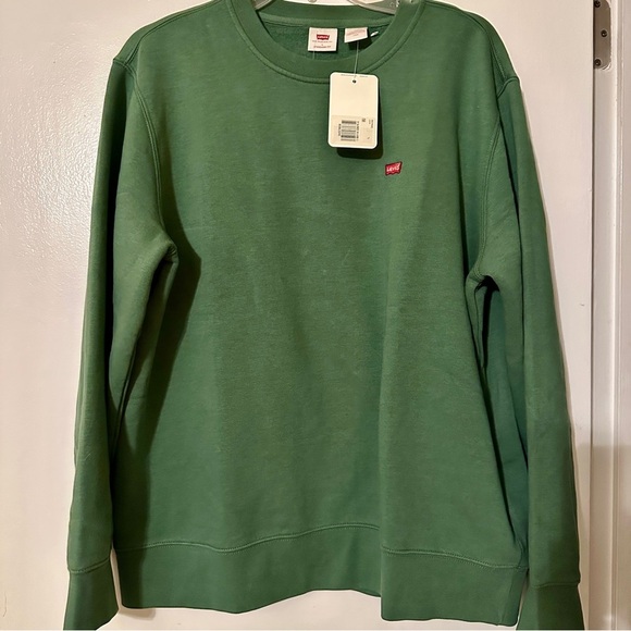 New Levi’s crewneck sweatshirt green men’s L - Picture 5 of 7